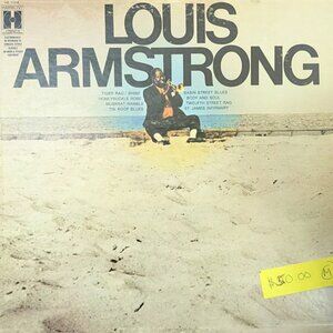 Louis Armstrong LP 1969 Original Vinyl Album Tin Roof Blues Tiger Rag Shine VTG